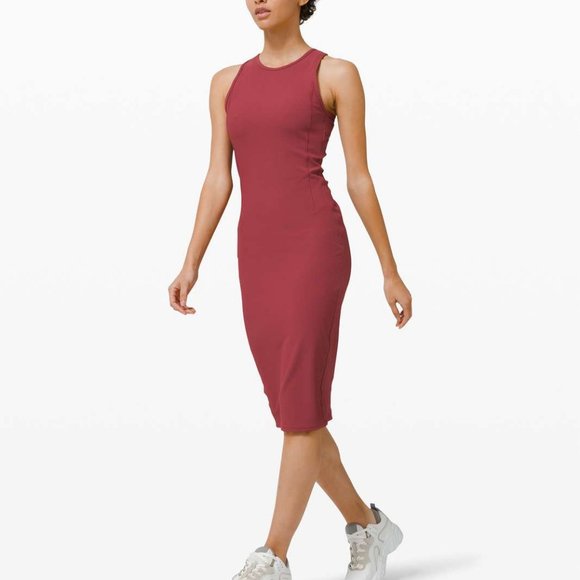 lululemon athletica Dresses & Skirts - Lululemon Brunch and Back Dress - Chianti